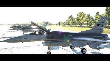 DCS WORLD : F-16  Viper Overhead Break Landing