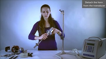 Flow-Through Ultrasonic Processor, LSP-500: Disassembly & Assembly Procedures