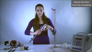 Flow-Through Ultrasonic Processor, LSP-500: Disassembly & Assembly Procedures
