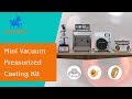 Mini vacuum jewelry casting kit, gold/platinum/silver jewellery & dental casting machine