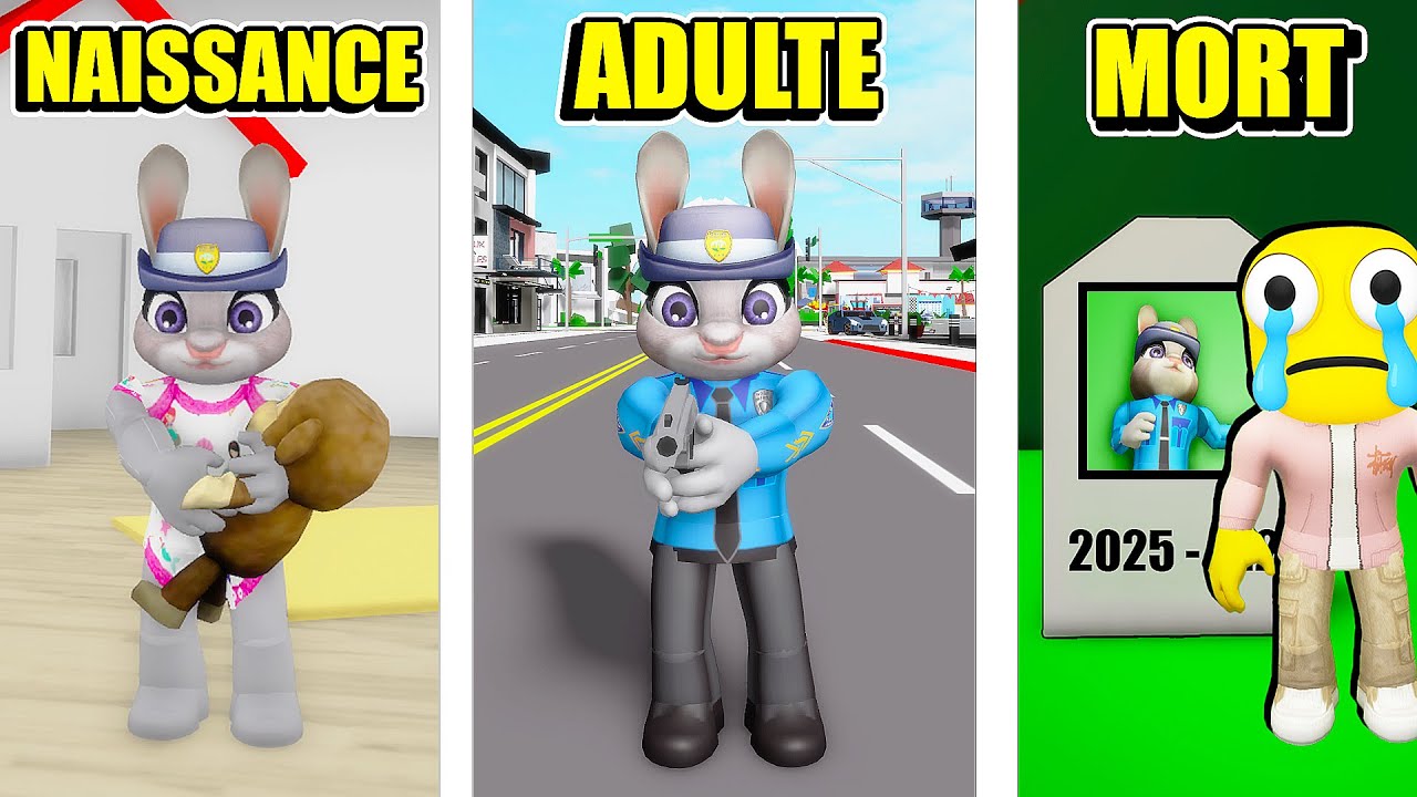 De la NAISSANCE A LA MORT DE JUDY ZOOTOPIA... sur BROOKHAVEN RP ROBLOX