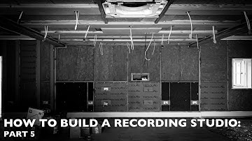 How to build a recording studio: part 5
