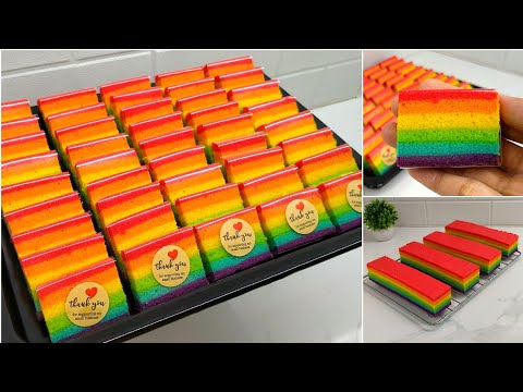 Resep Rainbow Cake Kukus 6 Telur
