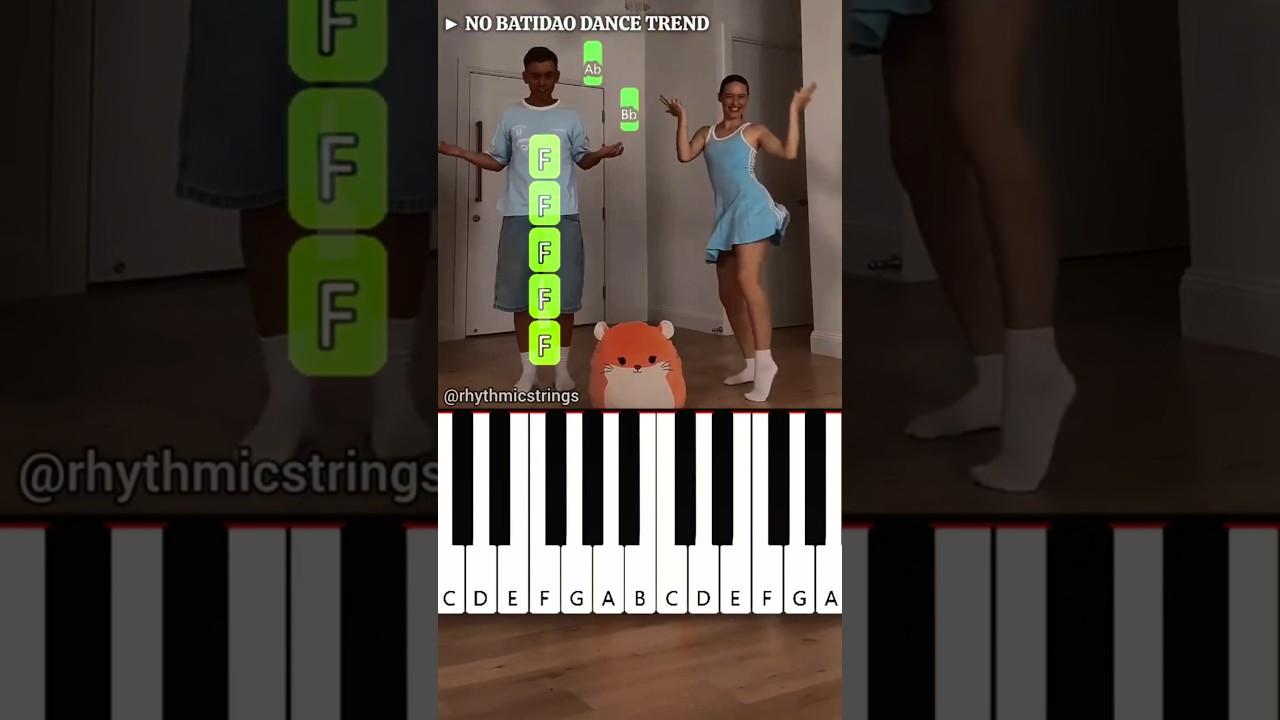 NO BATIDAO DANCE TREND | Easy Piano Tutorial #shorts #trending