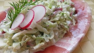 САМЫЙ ПРОСТОЙ и ВКУСНЫЙ салат из КАПУСТЫ! САМЫЙ ПРОСТОЙ и ВКУСНЫЙ салат из КАПУСТЫ!