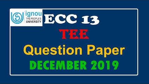EEC 13 December 2019 Question | English/ Hindi