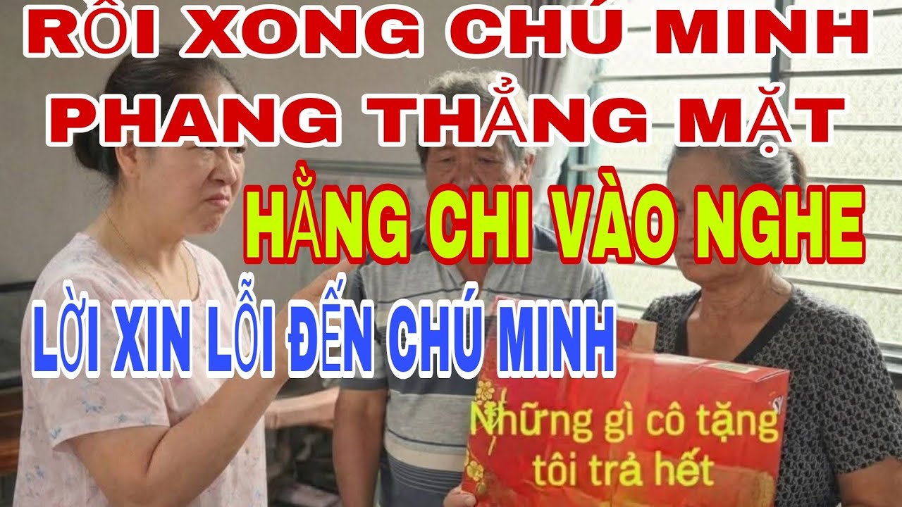 Thôi xong chú Minh phang thẳng mặt