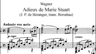 Richard Wagner - Les adieux de Marie Stuart, WWV 61 [with score]