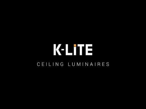 Cylin" surface mounted range of LED ceiling lights By K-lite - YouTube