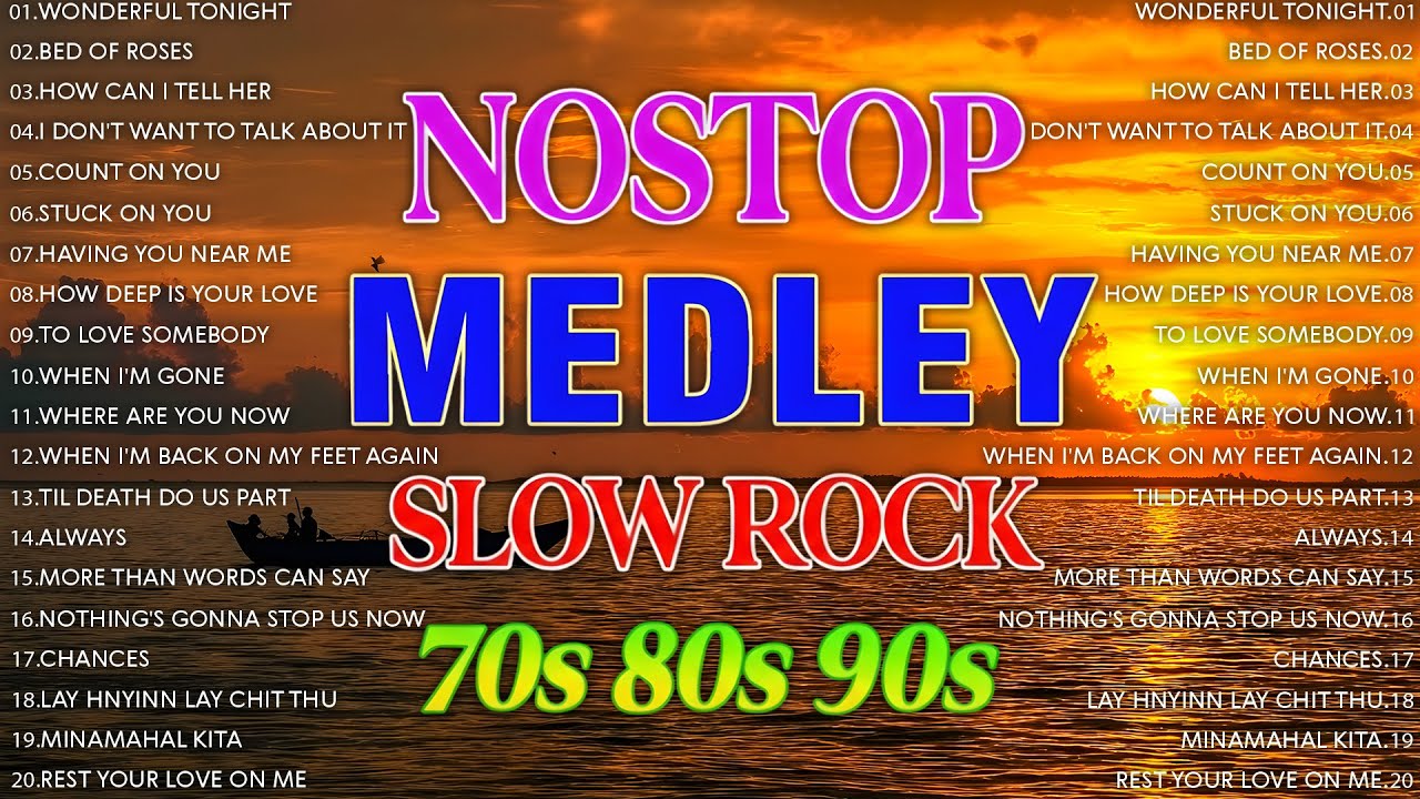 Slow Rock Love Songs Collection 70s 80s 90s | Nonstop Slow Rock Pinoy Medley | Best Luamang Tugtugin