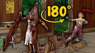 This SECRET PYRAMID HEAD TECH looks like AIMBOT in DBD...