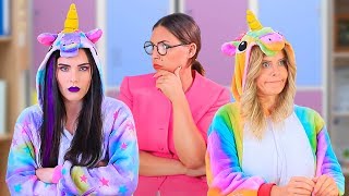 10  Idee Per Materiale Scolastico Per Unicorni Buoni vs Unicorni Cattivi!