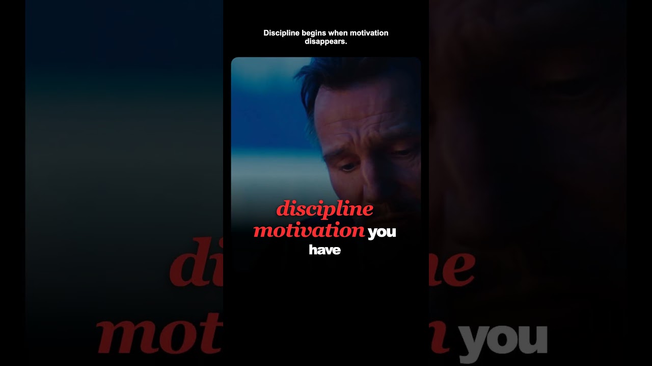 You Need Discipline, Not Motivation