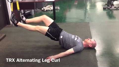 TRX Alternating Leg Curl