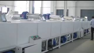 Shing Matic Door Production SC5022ACT Straight Line Auto Spray Heating Tunnel Full Line Production