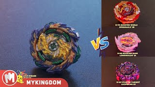 [BEYBLADE BATTLE] B-167 Booster Mirage Fafnir.NT 2S và các Beyblade khác