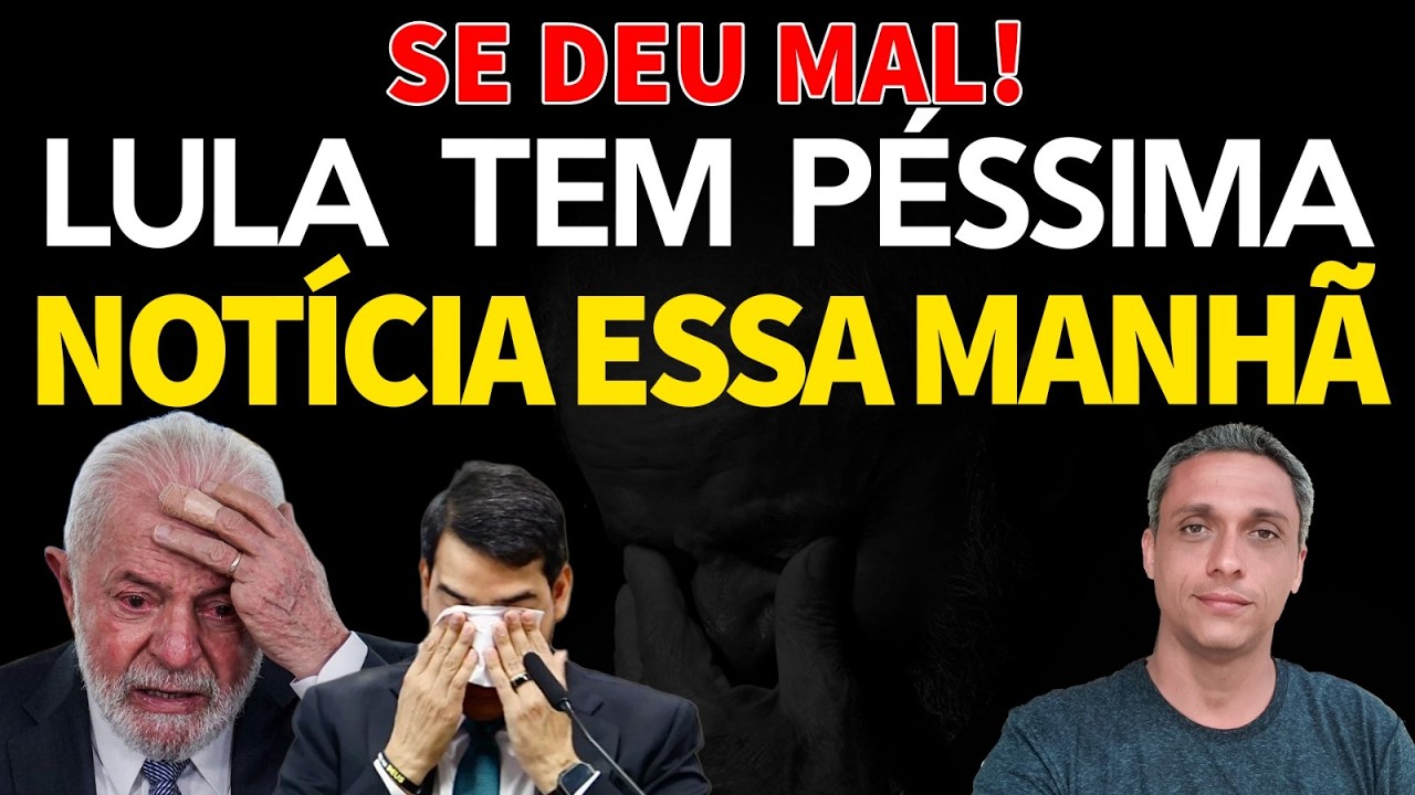 Se deu mal! LULA acorda  com uma péssima notícia nessa segunda. Messias já era