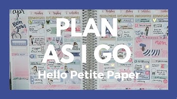 PLAN WITH ME // Plan As I Go Rewind // Ft. Hello Petite Paper!