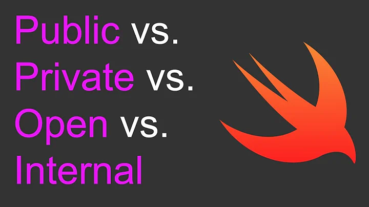 Public vs. Private in Swift 5 - Access Control (Xcode 11)