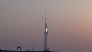 [Time lapse]TOKYO SKYTREE, Japan, Sunset - Natural landscapes