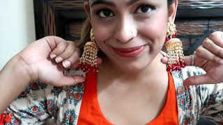 Latest Ethnic Earrings Collections from Myntra / Shein & Sarojni Market Delhi (Part-1)