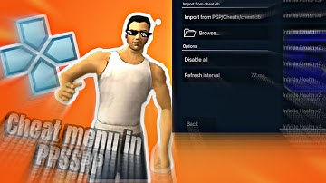 HOW TO ADD Cheats in  (PPSSPP)