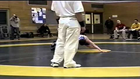 2002 Dual Meet: 57 kg Casey Haddock (UofC) vs. Der...