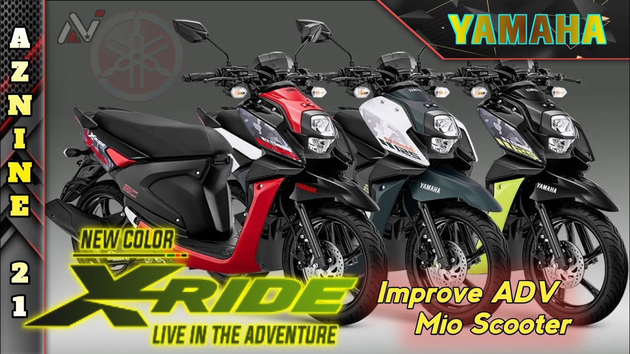 X Ride 125 2024 Yamaha x-ride 125 Launch: New Improved Mio ADV Scooter with ...