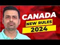 New Rules STUDY | WORK | PR| Canada study visa Updates 2024 | Rajveer Chahal