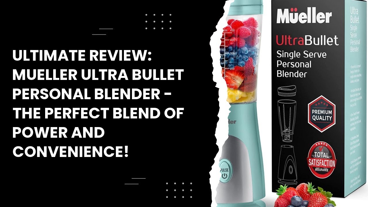 Mueller Personal Blender For Shakes And Smoothies With 15 Oz