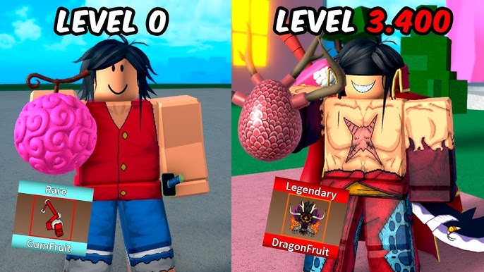 LANÇOU UM NOVO JOGO DE ONE PIECE NO ROBLOX E EU JÁ TESTEI AS NOVAS FRUTAS  RARAS E O HAKI DO REI 