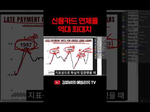   신용카드 연체율 역대 최대치 Shorts