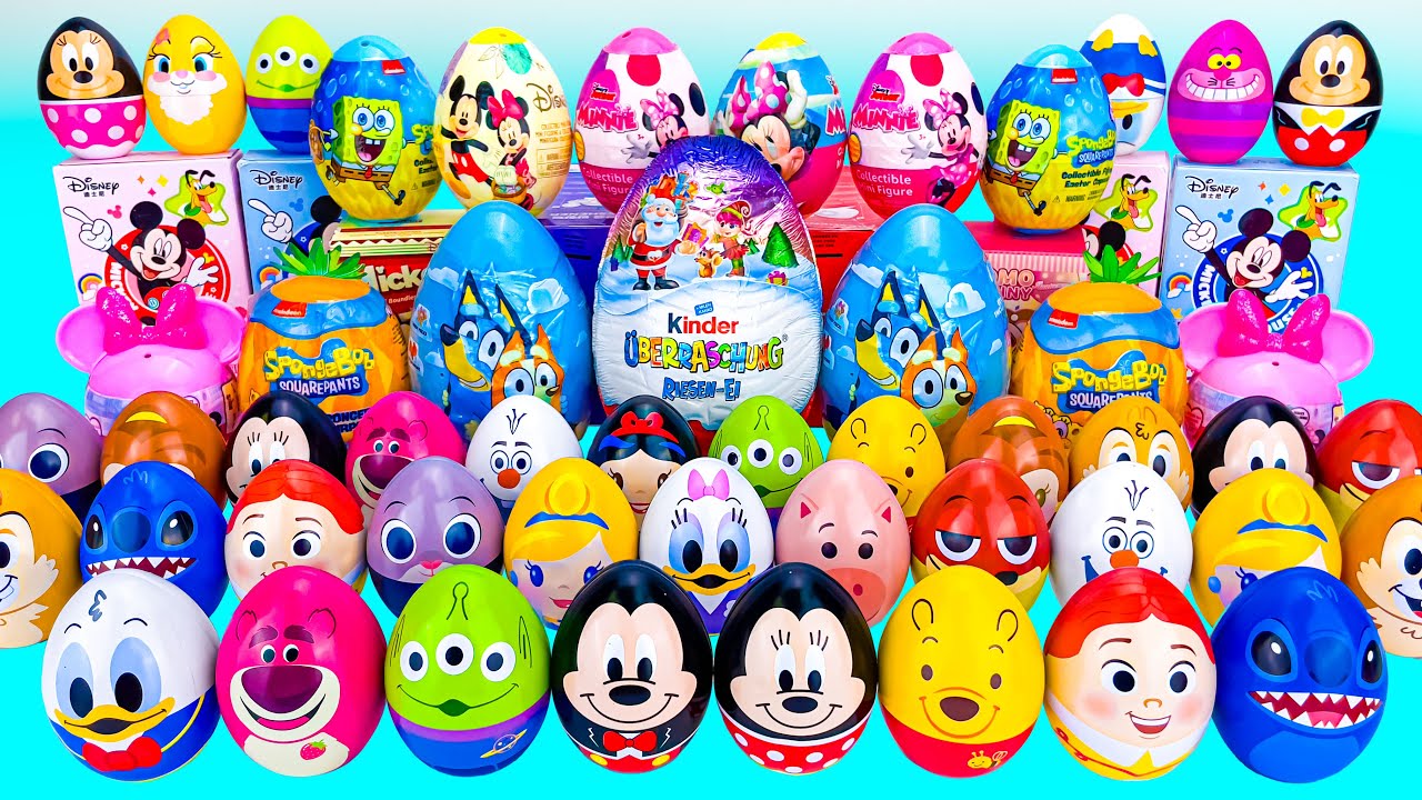 ASMR DISNEY Mickey SQUISHY Mystery Toys UNBOXING