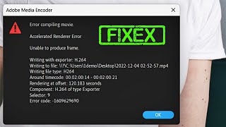 Adobe Premiere Pro Error Compiling Movie Accelerated Renderer Error [FIXED]