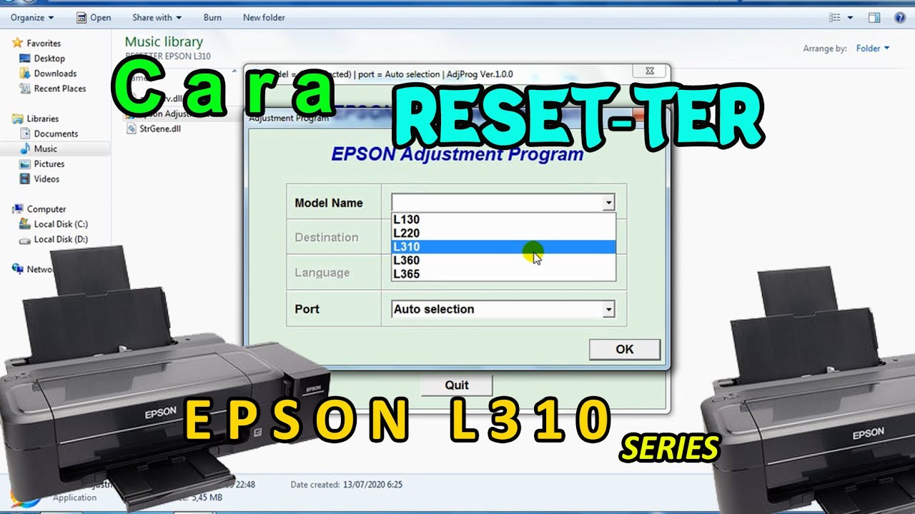 resetter epson l310 resetter epson l310