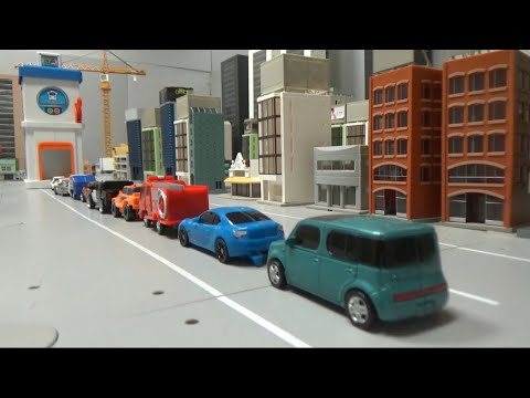 10대 자동차 로봇 엘리베이터 타기 10 car robots ride <strong>elevator</strong>