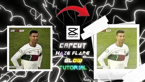 Capcut | Haze Flare Glow | Tutorial | Cristiano Ronaldo | Song~Alone by Marshmello