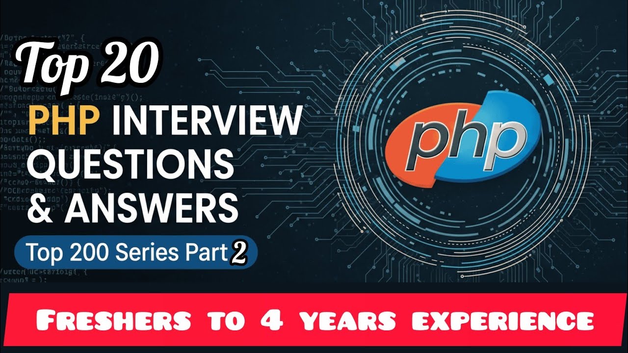PHP Interview Questions: Top 20 (Q11-20) | Part 2 - YouTube