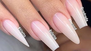 Como darle forma a tus uñas acrílicas - les comparto mis nail tips 🤗🤗🤗 -  thptnganamst.edu.vn