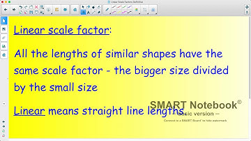 Linear Scale Factors