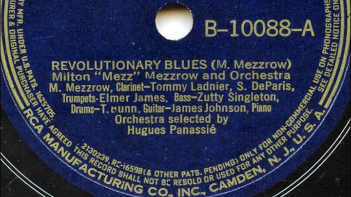 Ladnier-Mezzrow Quintet "Revolutionary Blues" HOT ...
