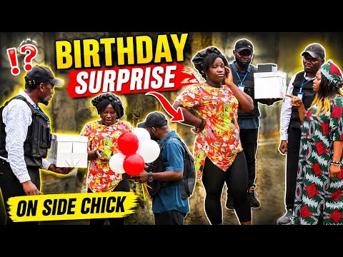 Business Woman pretends to be her cheating husband side chick mother to surprise her on the birthday