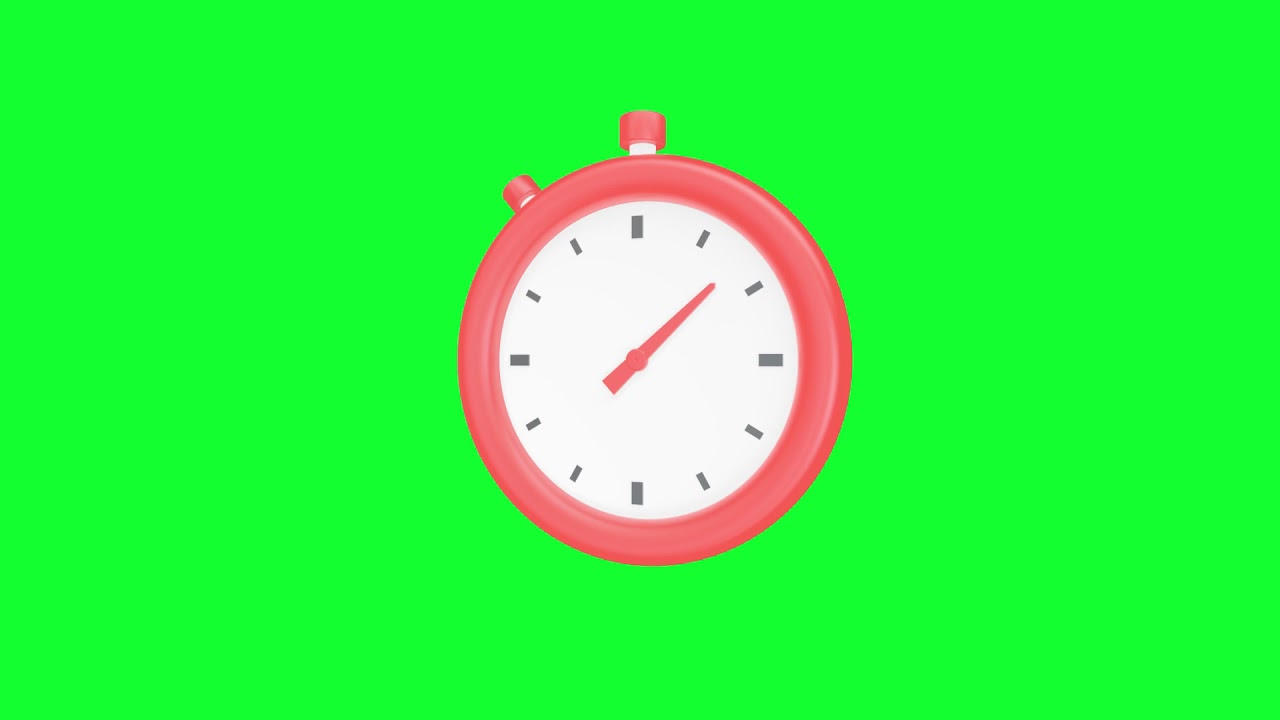 Timer Green Screen Video - Stock Video Footage - No Copyright Animated ...