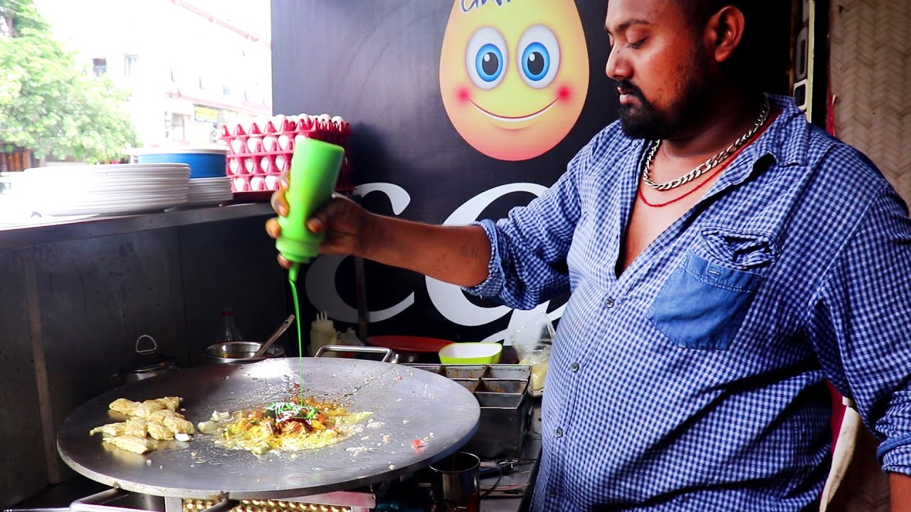 Sanju Bhai Making Mayo Loaded Egg Dhokli | Indore