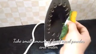 ... an easy way to get rid of burnt iron box surface. all u require is
su...