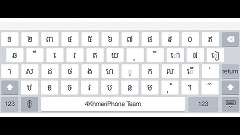 How to install font khmer on ios 8.1.1 for iPod,iPhone,iPad