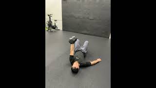 Hooklying 1-Arm DB Floor Press