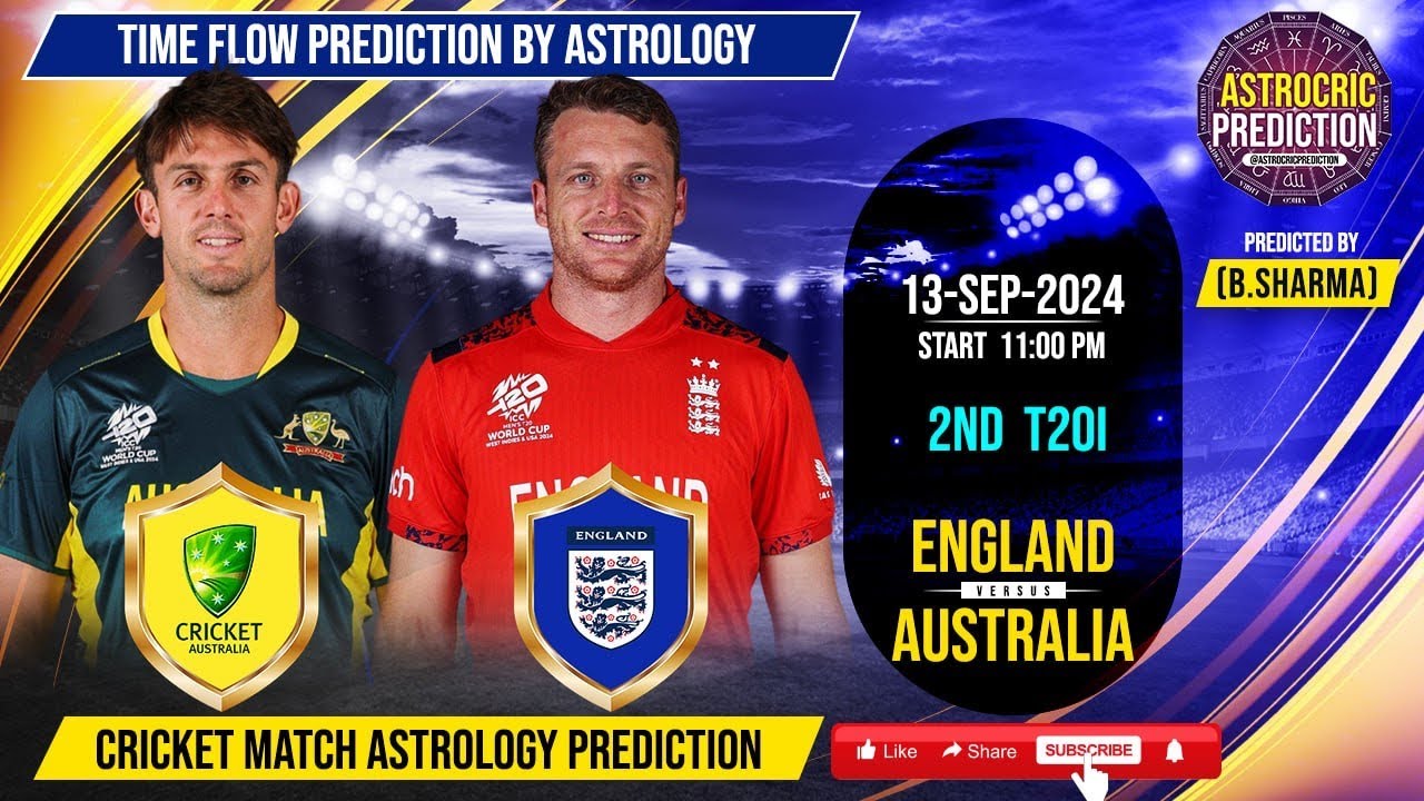 England vs Australia 2nd T20 2024 cricket match Astrology Prediction by TIME CHART 