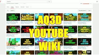 AQ3D Youtube WIKI AdventureQuest 3D