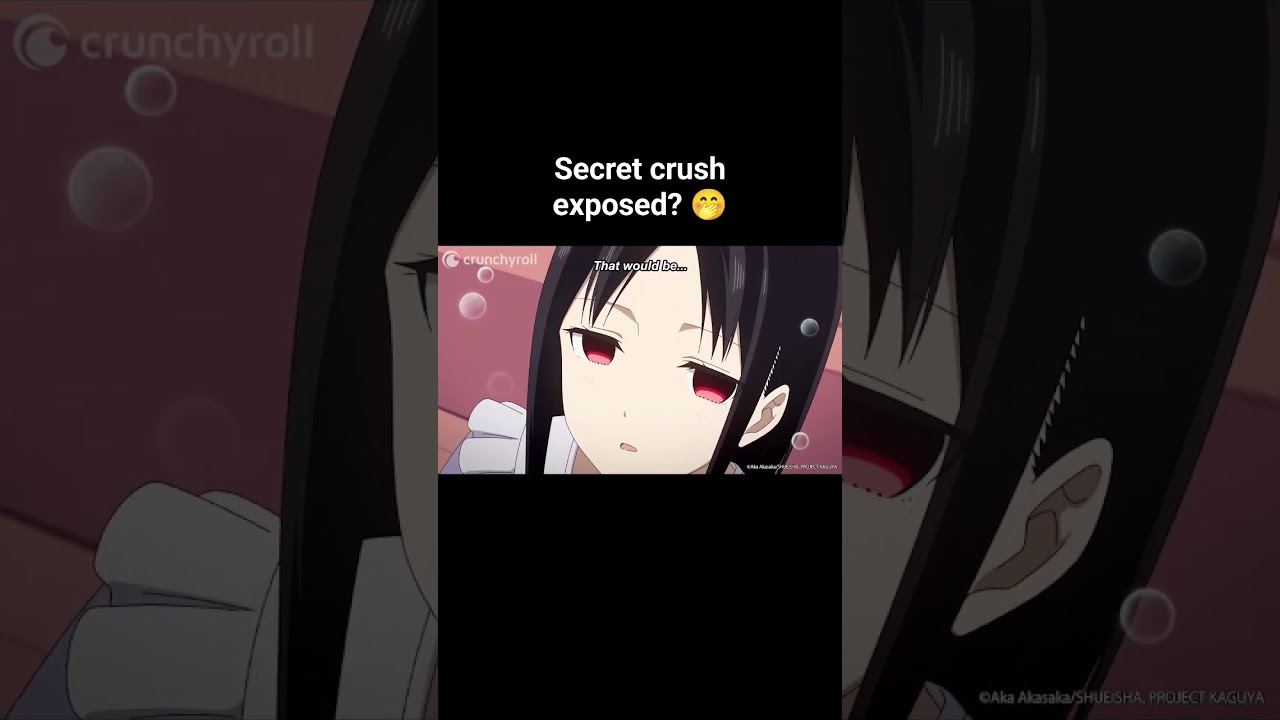Not-so-secret crush 😭 (via Kaguya-Sama: Love Is War -Ultra Romantic-)  #Shorts #Kaguyasama #Anime 
